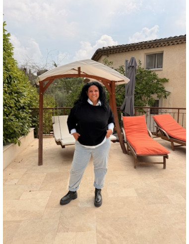 Pantalon velours Gala wash Sky Hod-Paris