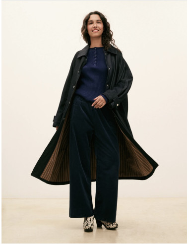 Trench Fly Blue jeans Hod-Paris