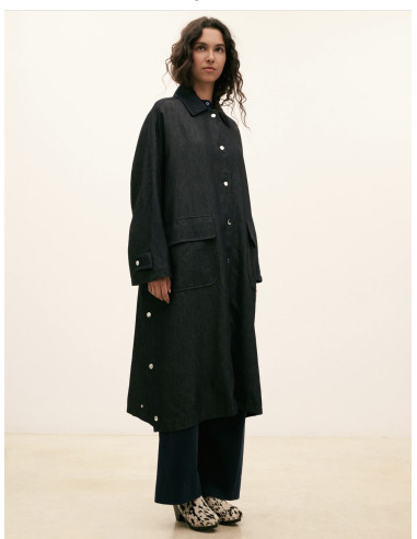 Trench Fly Blue jeans Hod-Paris