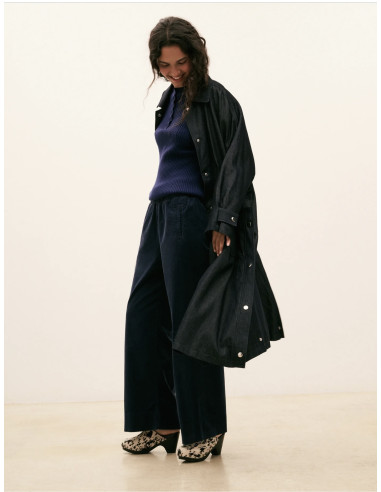 Trench Fly Blue jeans Hod-Paris