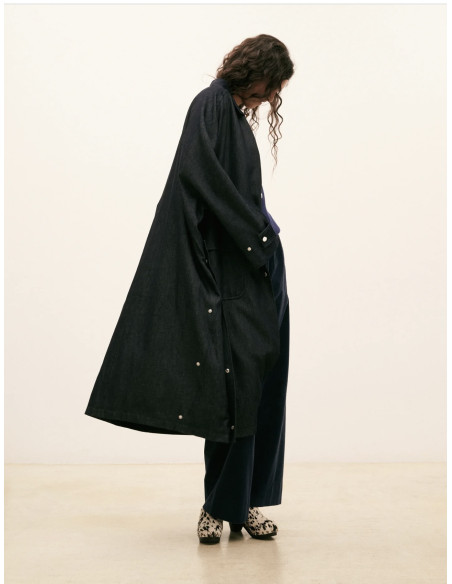 Trench Fly Blue jeans Hod-Paris