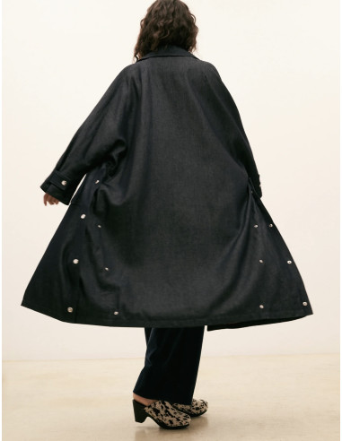 Trench Fly Blue jeans Hod-Paris