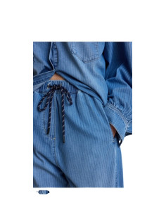 Pantalon Jabiru light stripe denim Hod