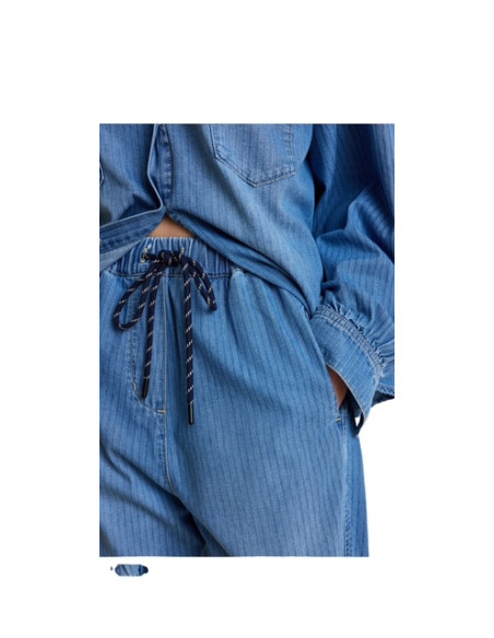 Pantalon Jabiru light stripe denim Hod