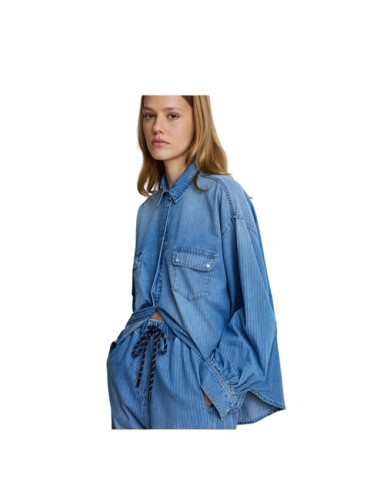 Pantalon Jabiru light stripe denim Hod