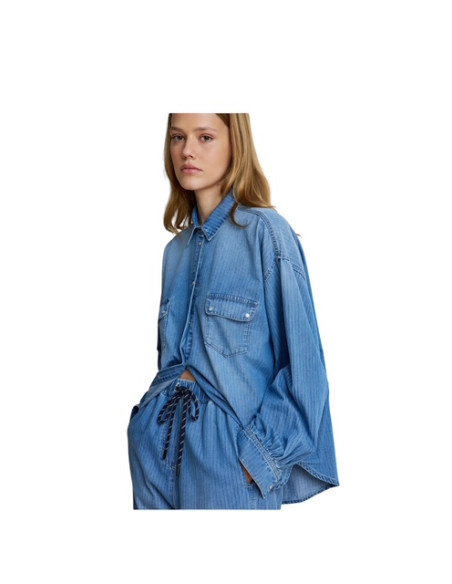 Pantalon Jabiru light stripe denim Hod