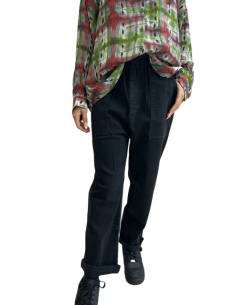 Pantalon Yael jeans noir Hod-Paris 2