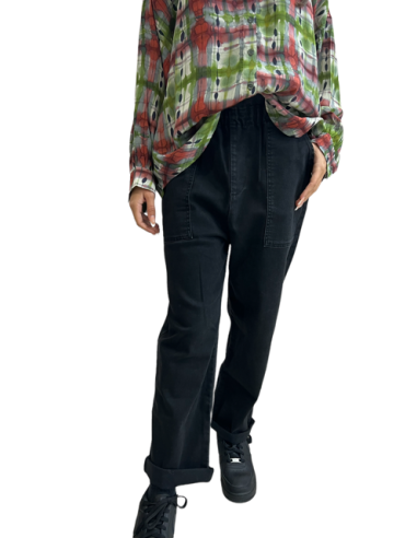 Pantalon Yael jeans noir Hod-Paris