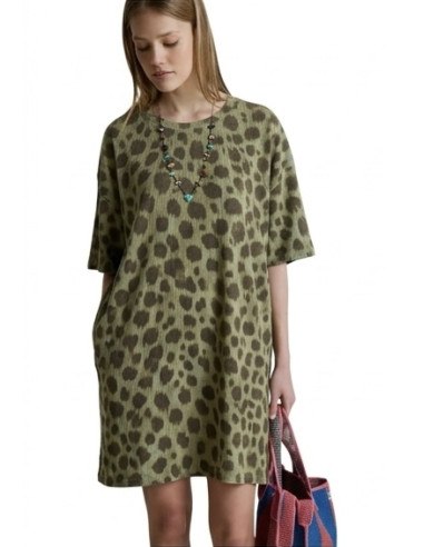 Robe Calista Léo kaki Hod