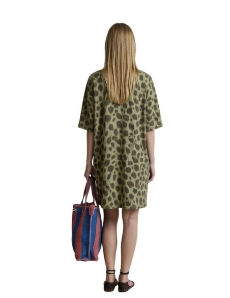 Robe Calista Léo kaki Hod