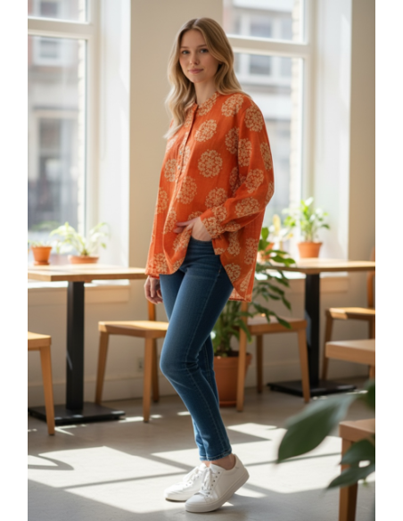 Chemise Kiliman arabesque vichy Hod