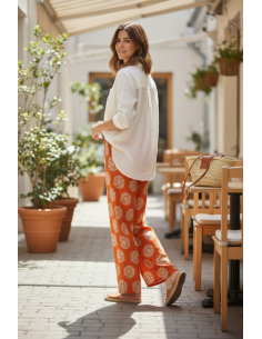 Pantalon Babakar arabesque vichy Hod 2