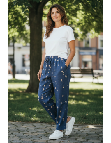 Pantalon Jabiru T&D navy Hod