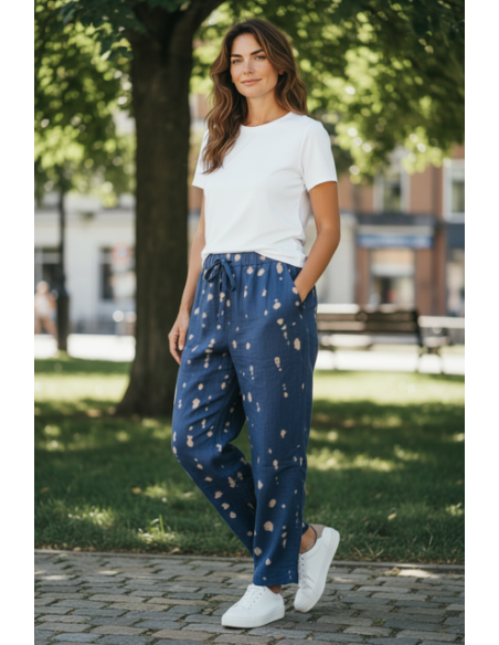 Pantalon Jabiru T&D navy Hod