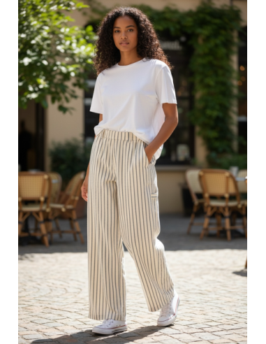 Pantalon Jim stripe Carbon Hod