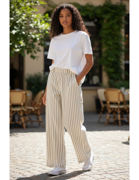 Pantalon Jim stripe Carbon Hod