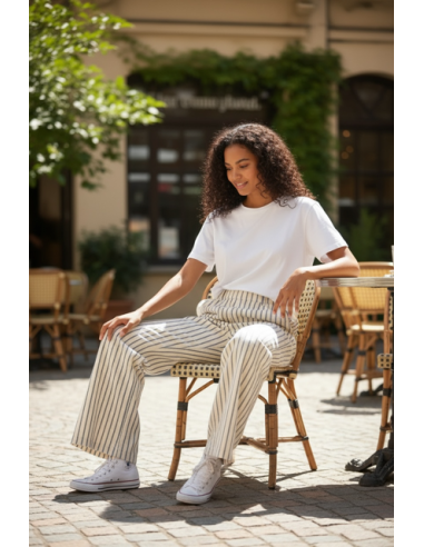 Pantalon Jim stripe Carbon Hod