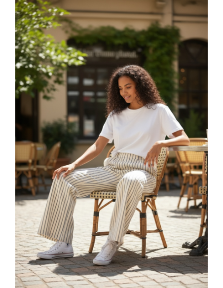 Pantalon Jim stripe Carbon Hod