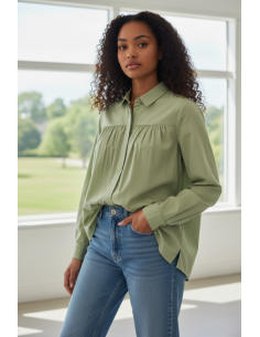 Chemise Madrid matcha Hod 2