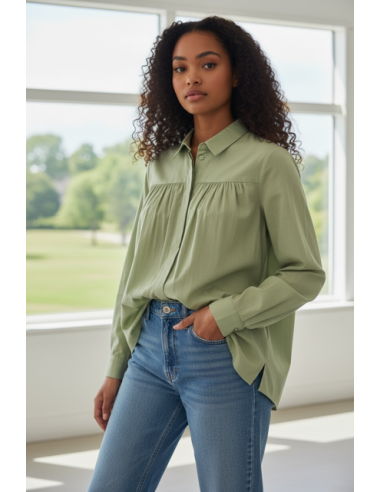 Chemise Madrid matcha Hod