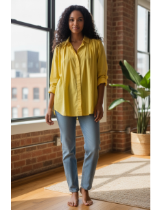 Chemise Madrid lime Hod