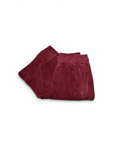 Pantalon Jimmy velours burgundy Hod-Paris
