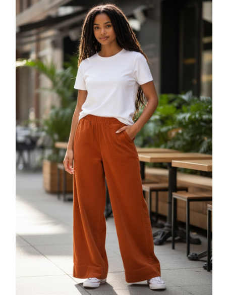 Pantalon jimmy velours canyon Hod-Paris