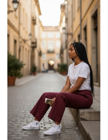 Pantalon Jim burgundy Hod-Paris