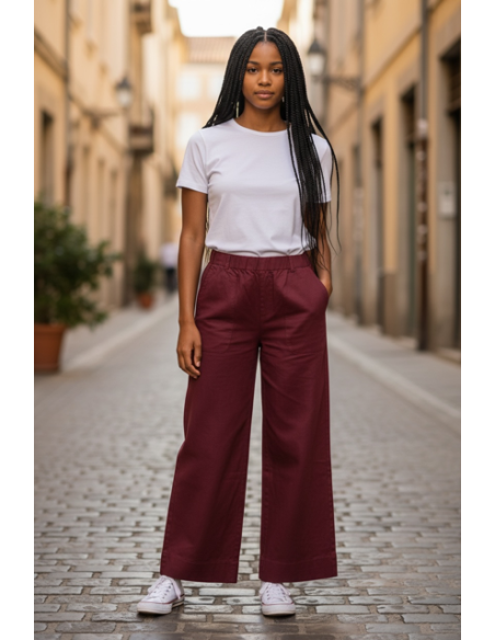 Pantalon Jim burgundy Hod-Paris