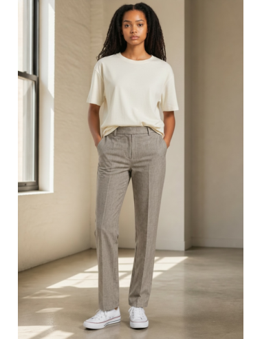 Pantalon Flavio Latte Hod-Paris