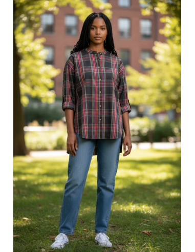 CHEMISE ANDREA TARTAN HOD-PARIS