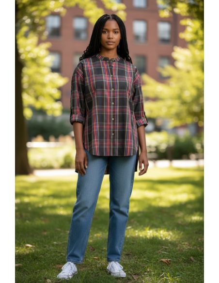 CHEMISE ANDREA TARTAN HOD-PARIS