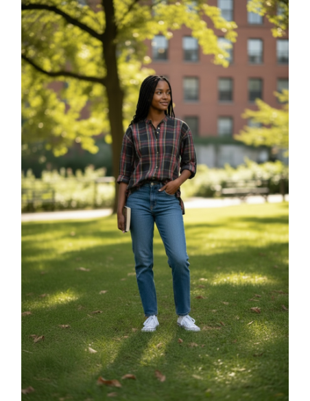 CHEMISE ANDREA TARTAN HOD-PARIS