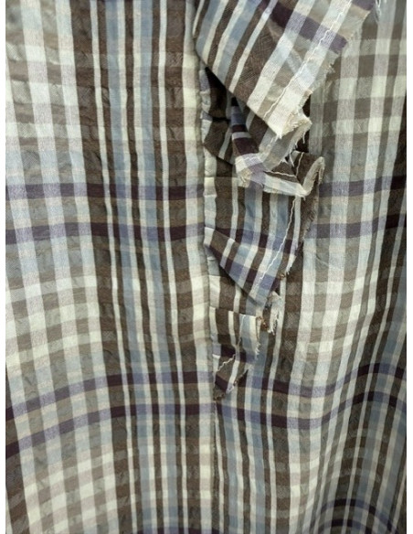 CHEMISE SELMA MAUVE CHECK HOD-PARIS