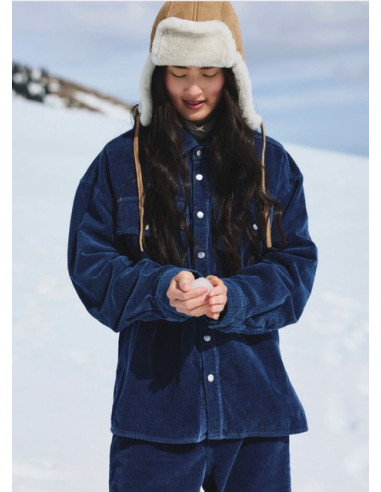 VESTE MONICA VELOURS INDIGO HOD-PARIS