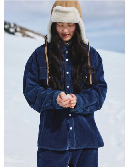 VESTE MONICA VELOURS INDIGO HOD-PARIS