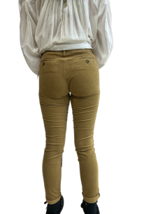 Pantalon Strauss velours grège Hod Paris 2